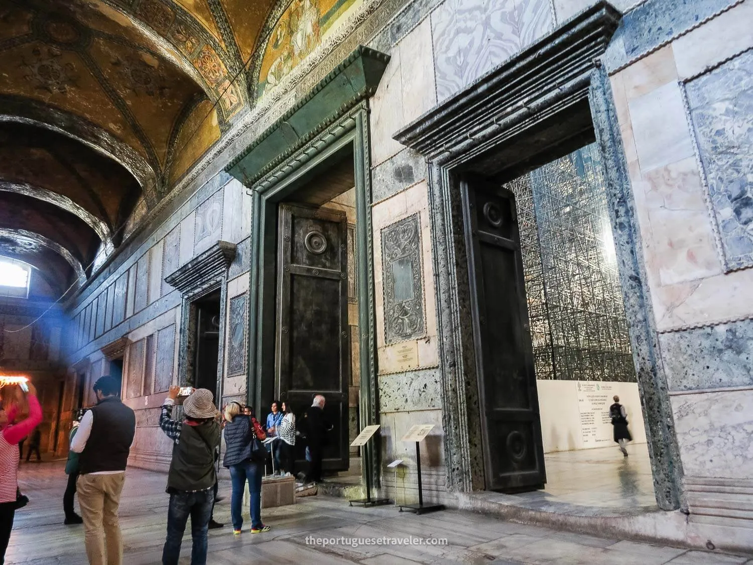 The foyer of Hagia Sophia