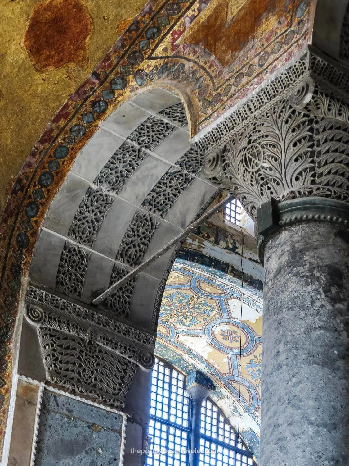 The arches of Hagia Sophia