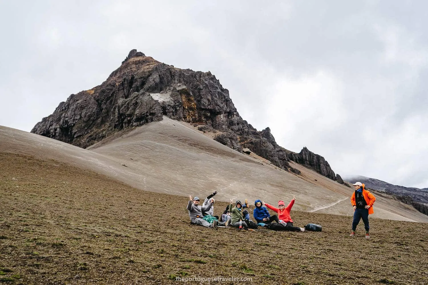The Morurco Mountain on the background