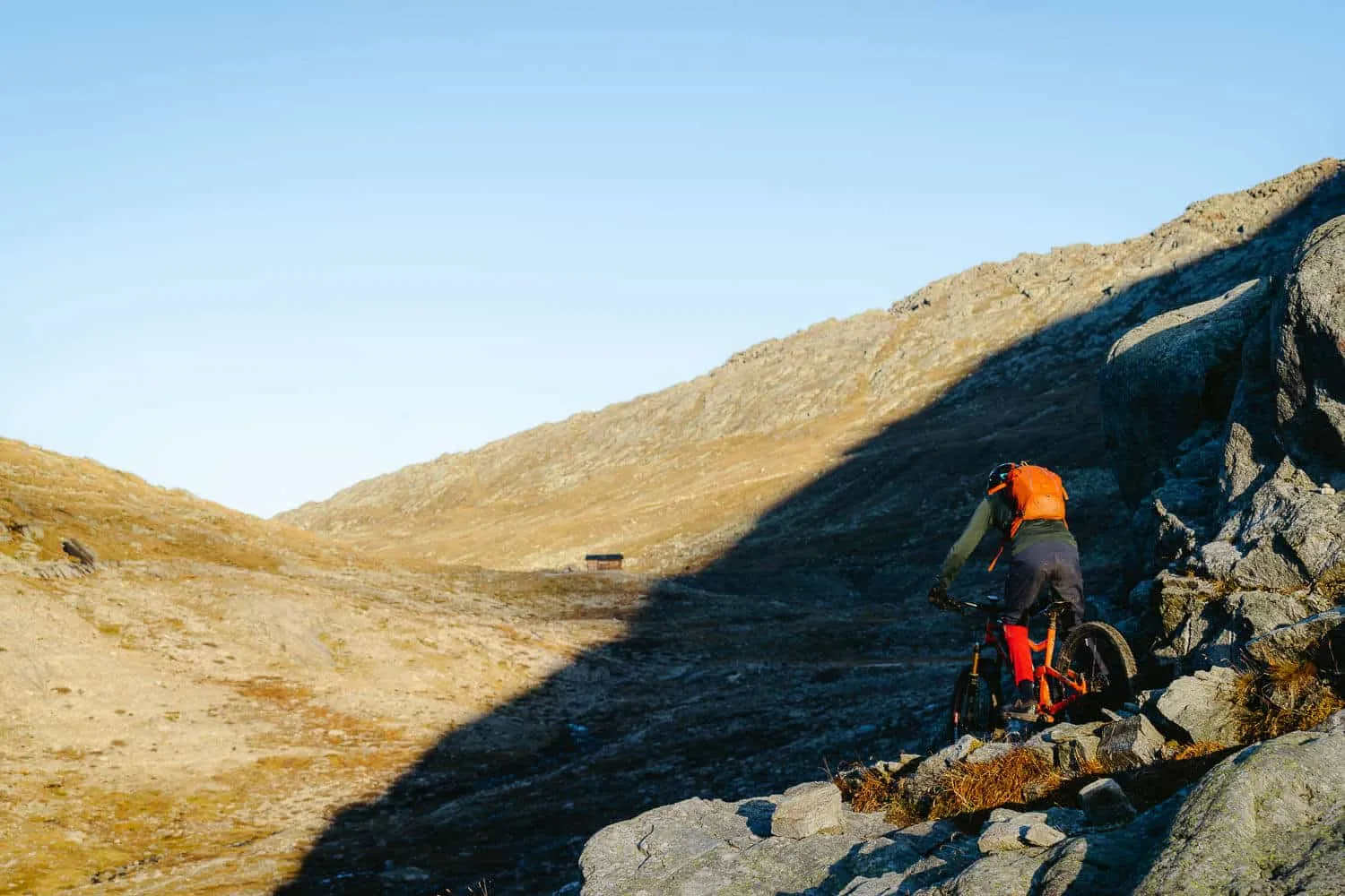 Mountain biking in Aletsch Glacier