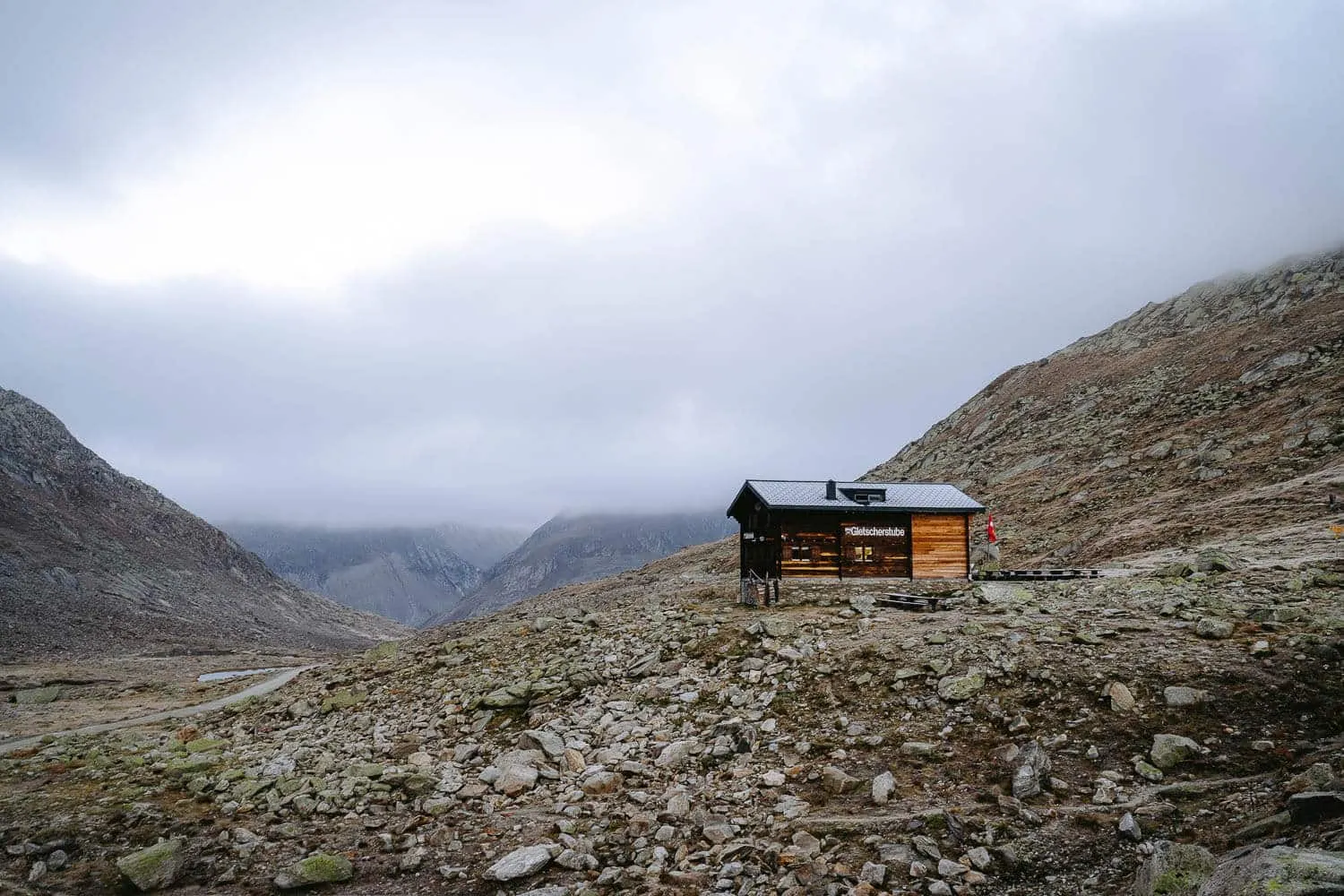 The Gletscherstube mountain hut