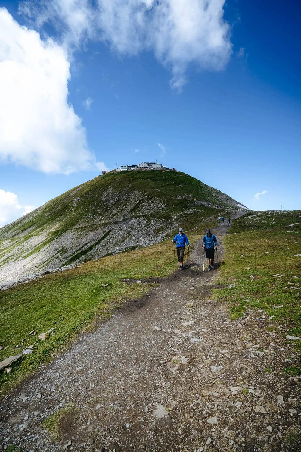 The path to the Faulhorn Summit