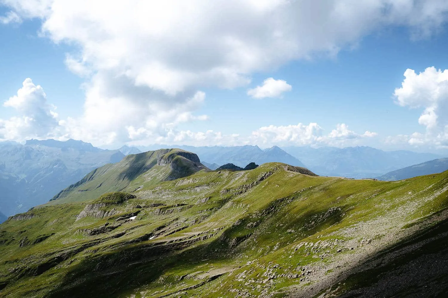 The views on the way to the Faulhorn summit