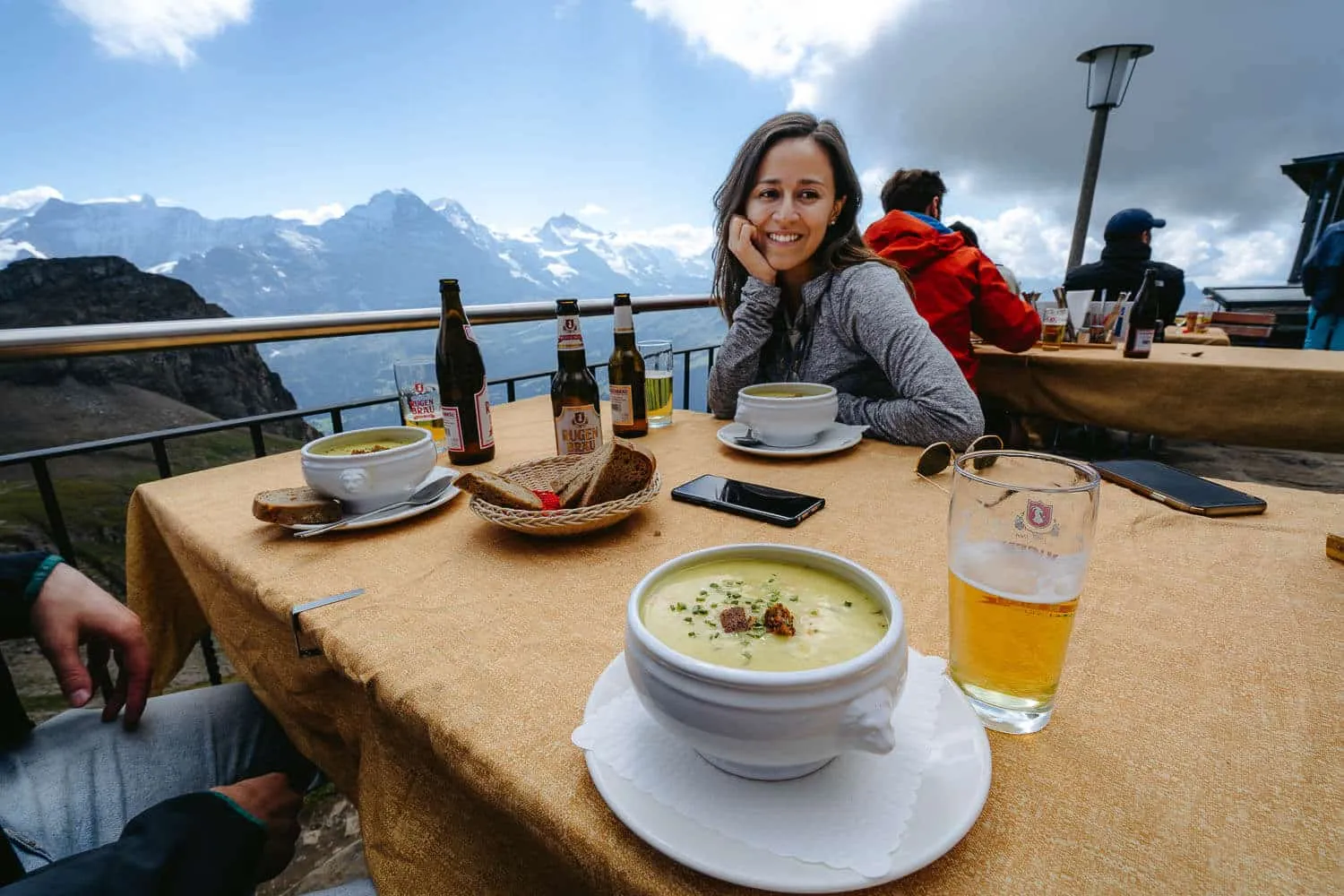 Lunch at the Faulhorn Berghotel
