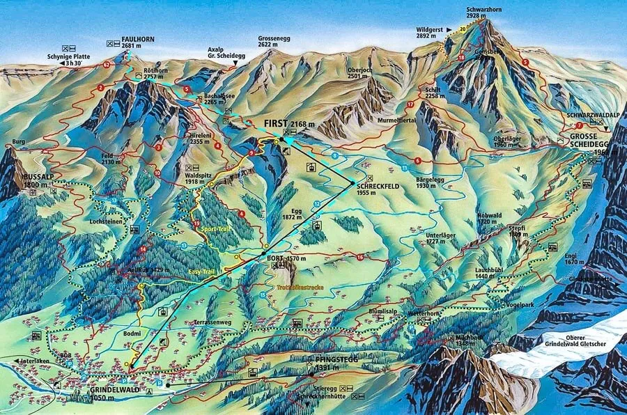 Bachalpsee Map