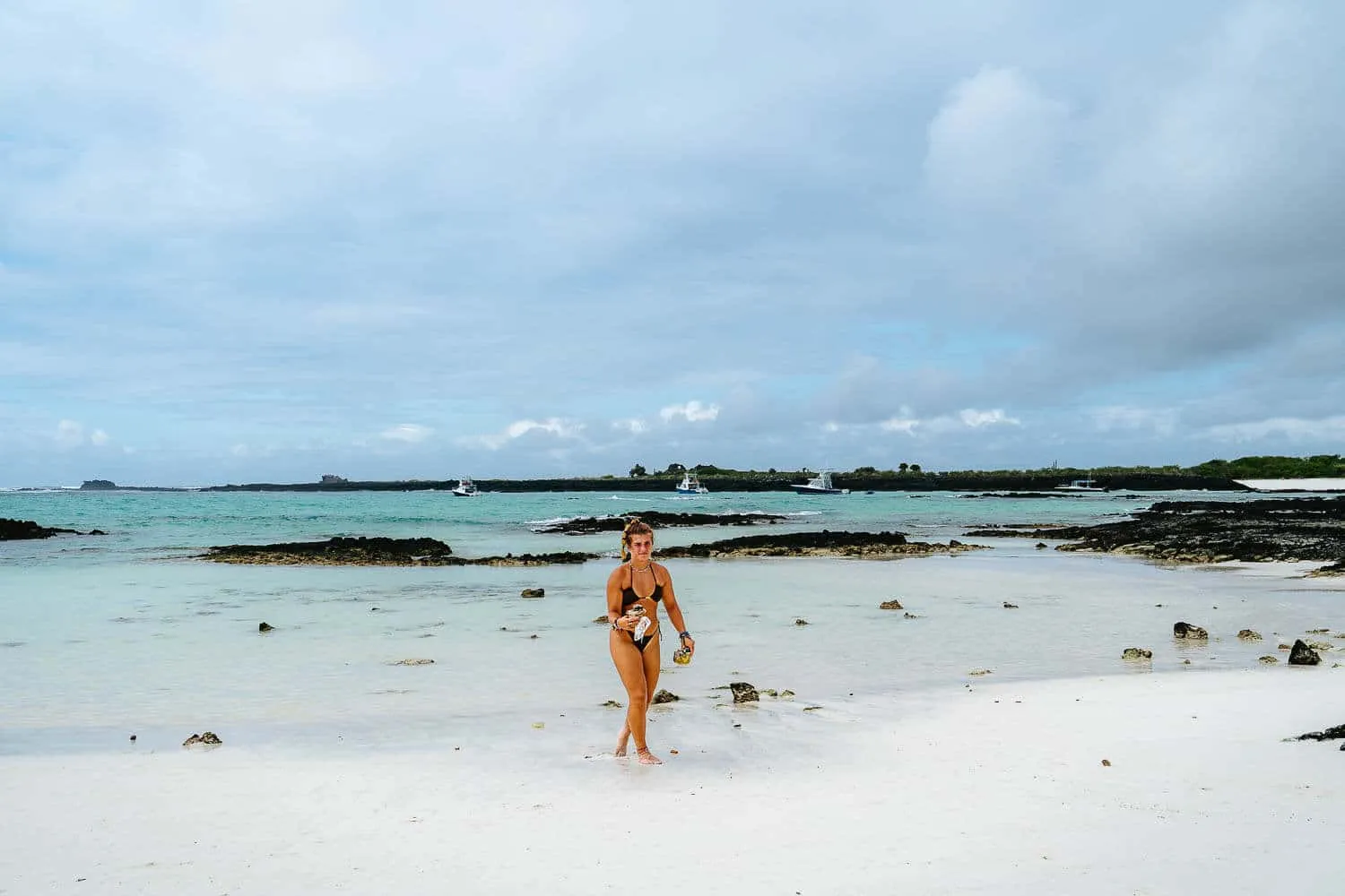 Bahia Rosa Blanca beach on the 360 tour San Cristobal
