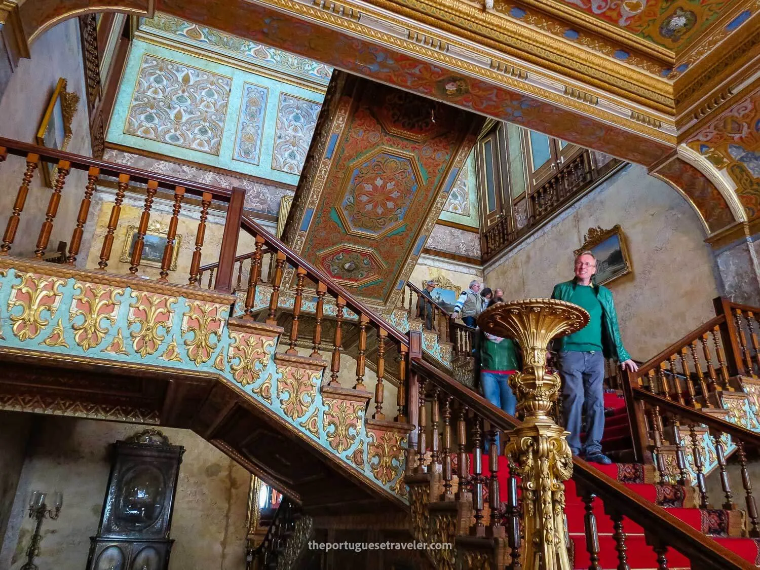 The interior of Beylerbeyi Palace in Istanbul