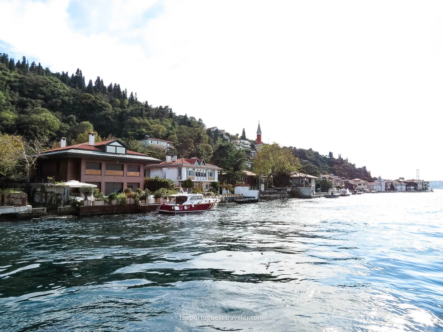 The rich villas at the Bosphorus