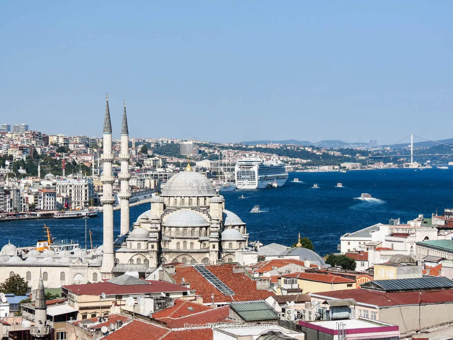 Istanbul seen from the Büyük Valide Han's Rooftop