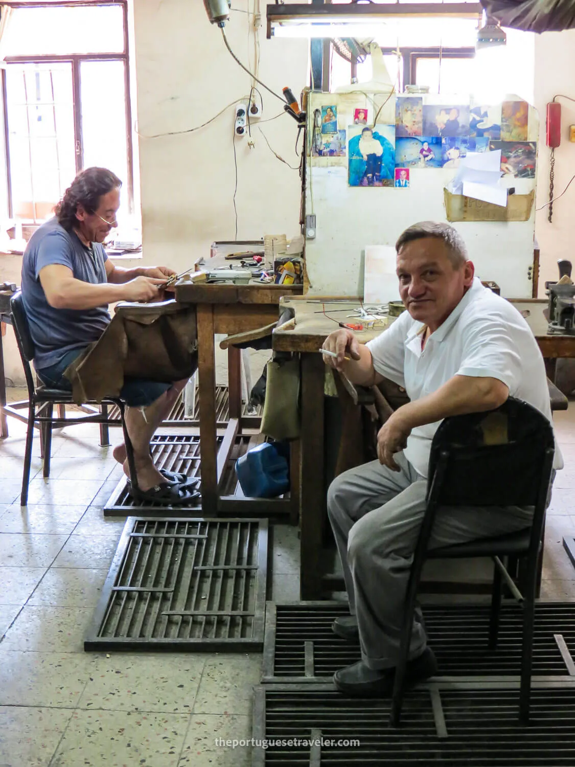 A workshop inside the Büyük Valide Han