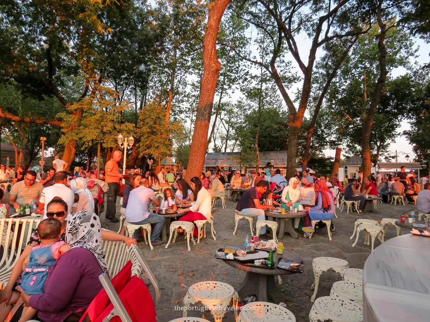 The café at Camlica Hill