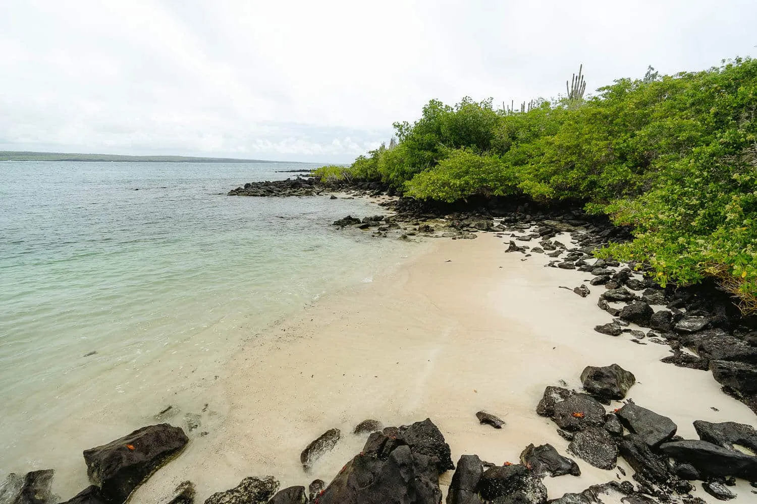 Little beach at the entrance of Love Channel