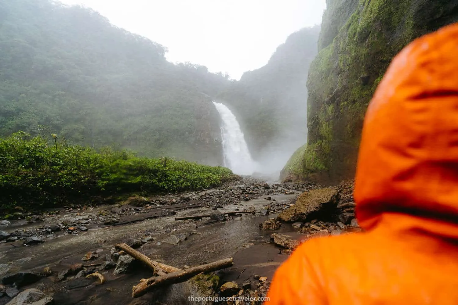 The first glimpse at the Waterfall