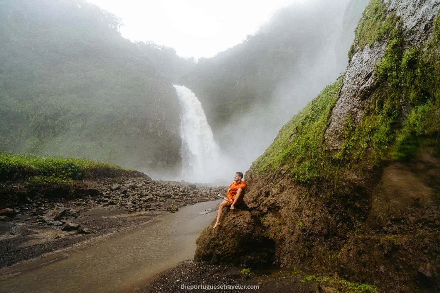 The photoshoot at Cascada Magica