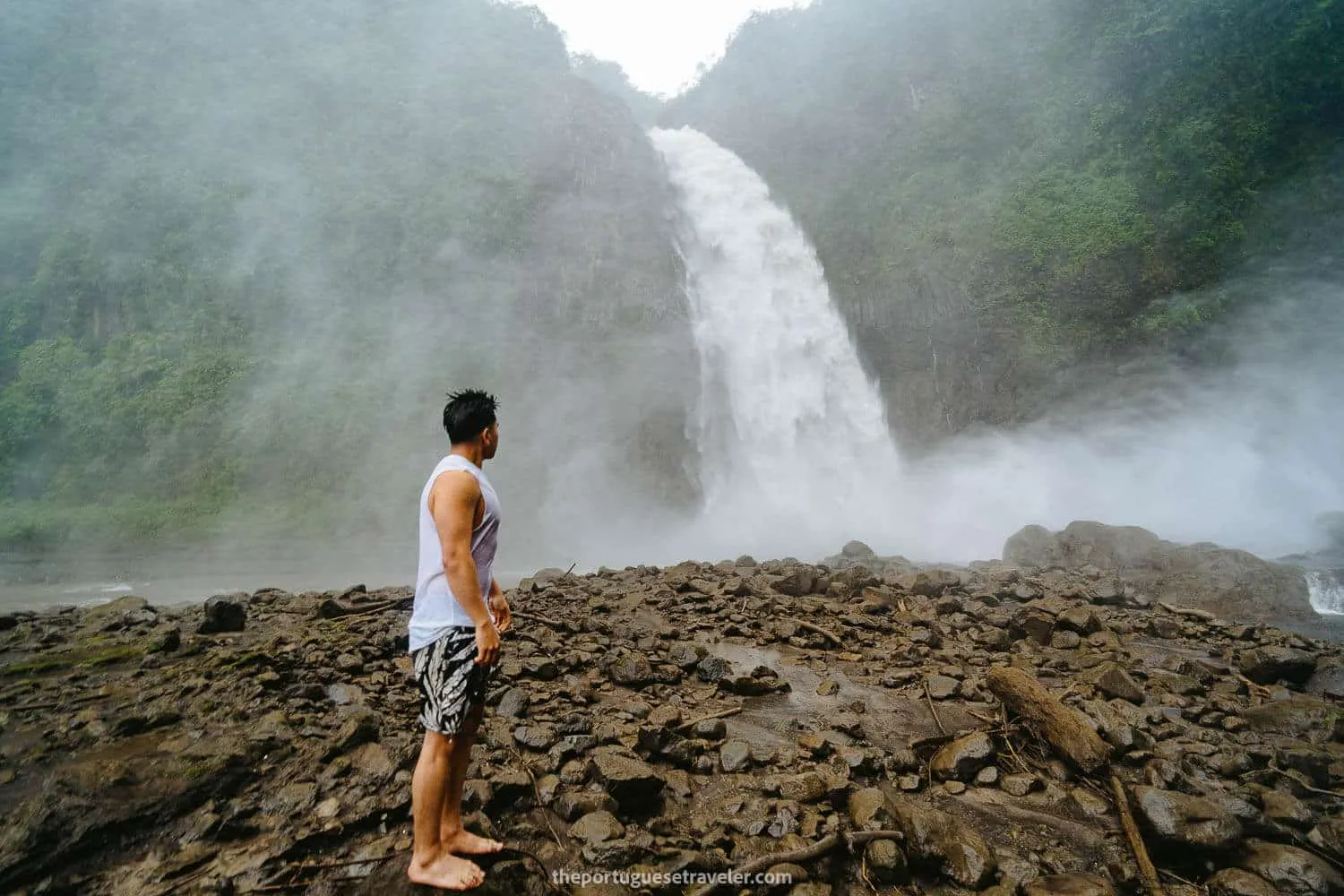More shots of Eddie at Cascada Magica del Rio Malo Waterfall