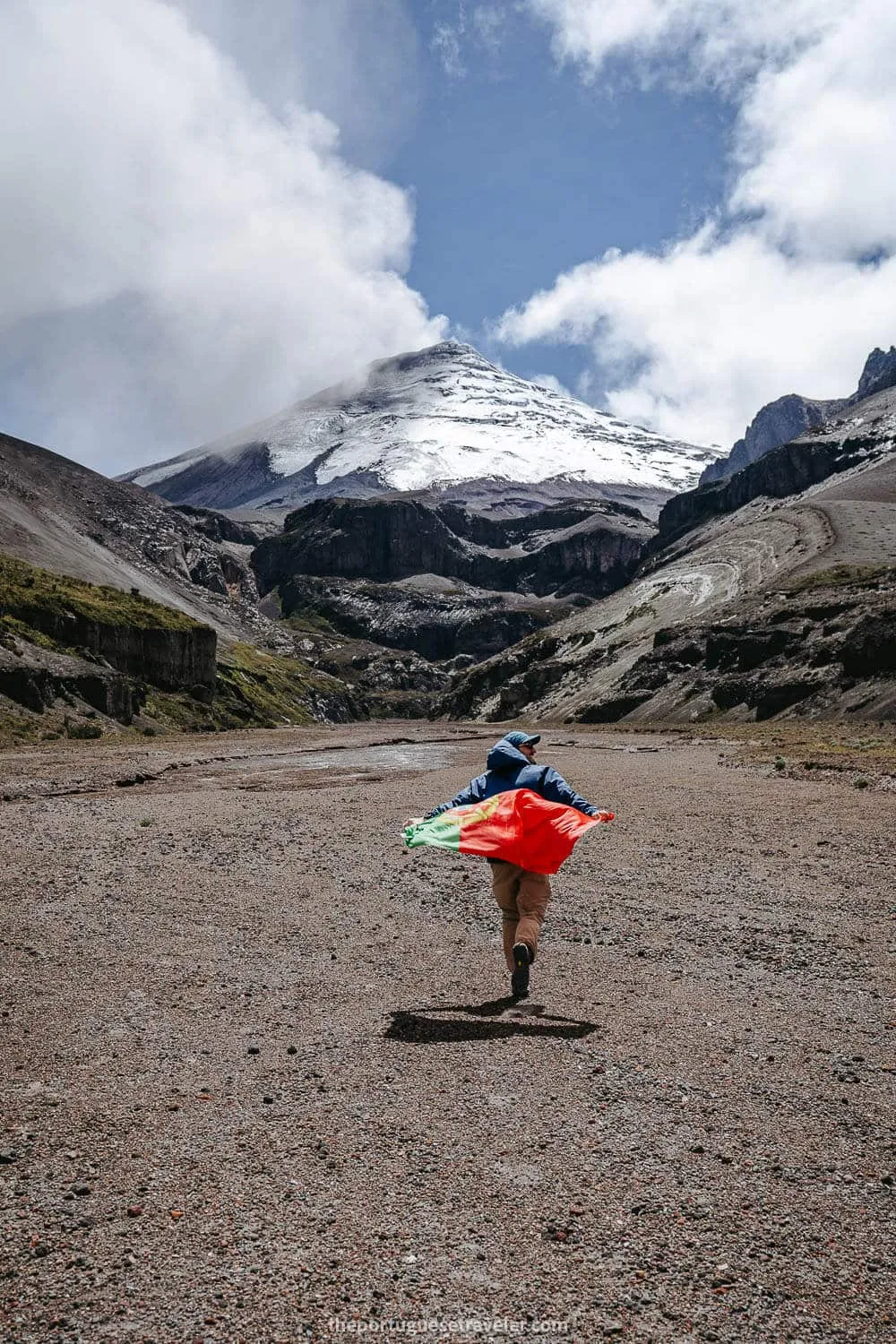 Representing Portugal at the Cotopaxi National Park