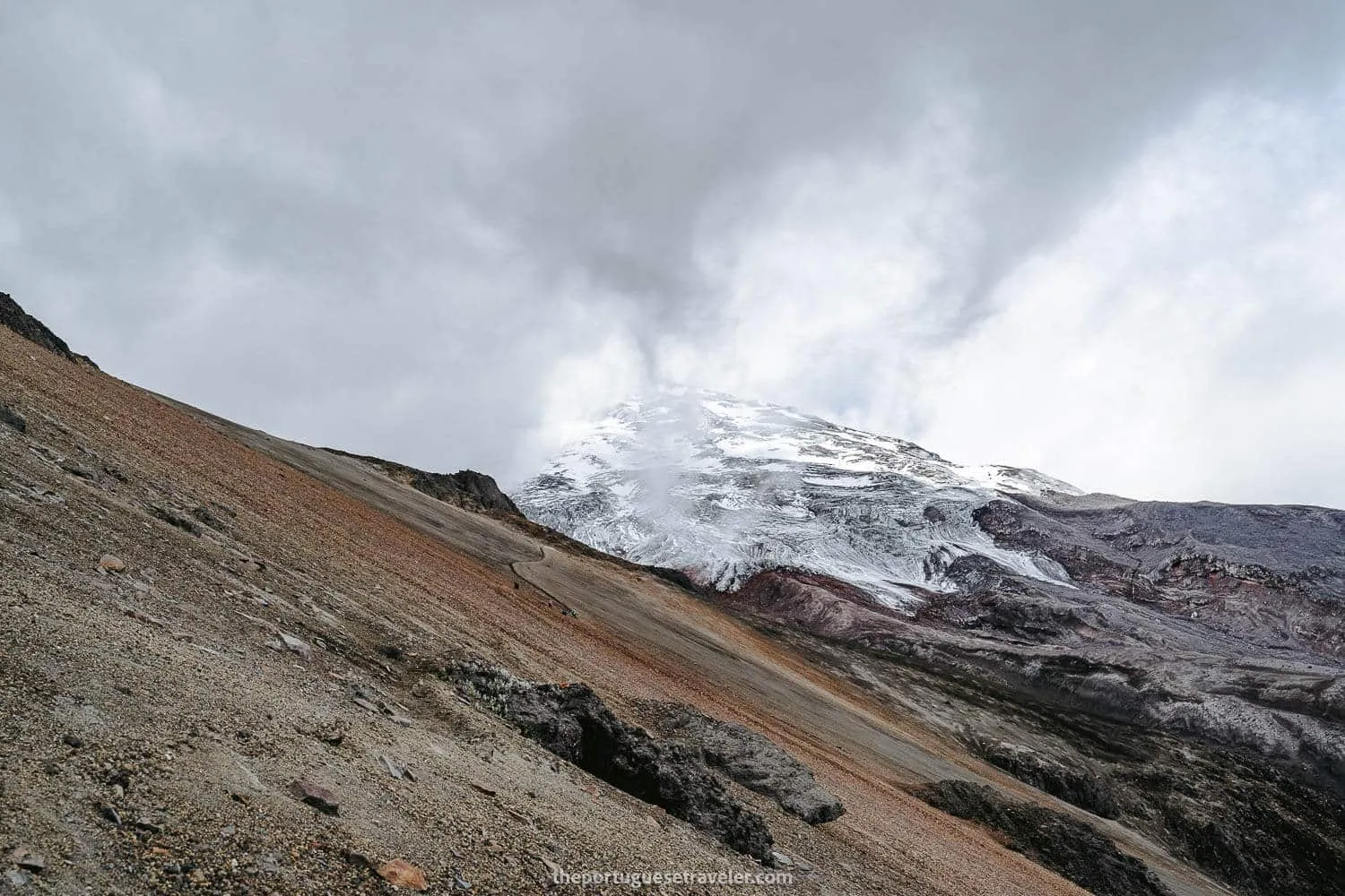 The first glimpse at Cotopaxi's Glaciers