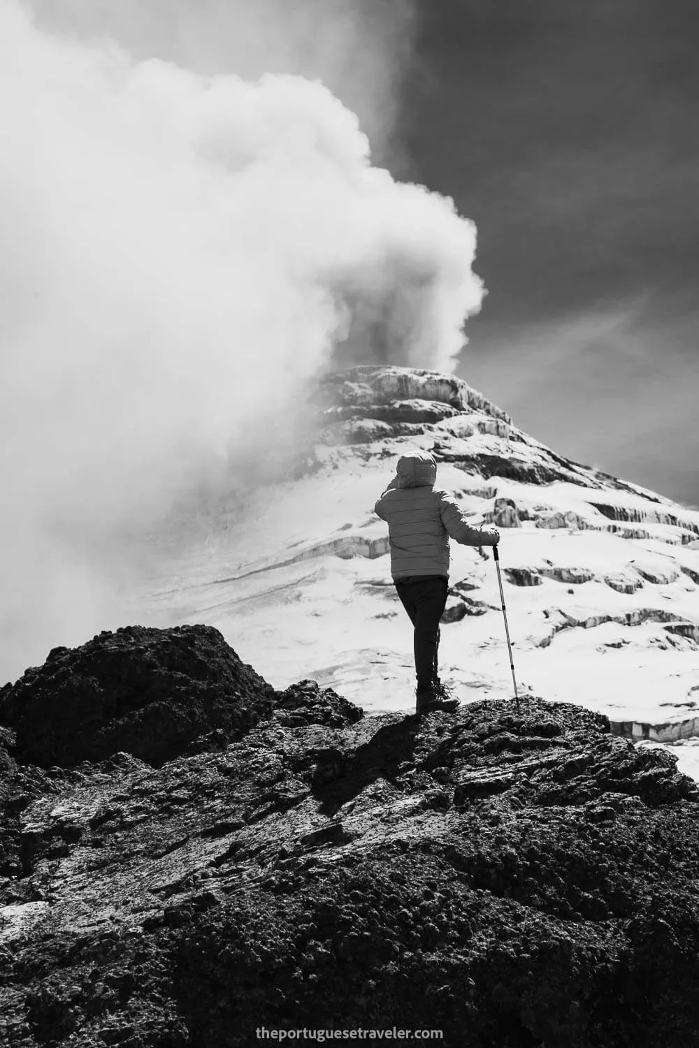 Edwin with Cotopaxi at the background