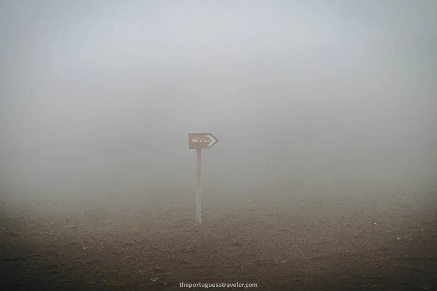 The signs you can find in the Morurco 360 hike
