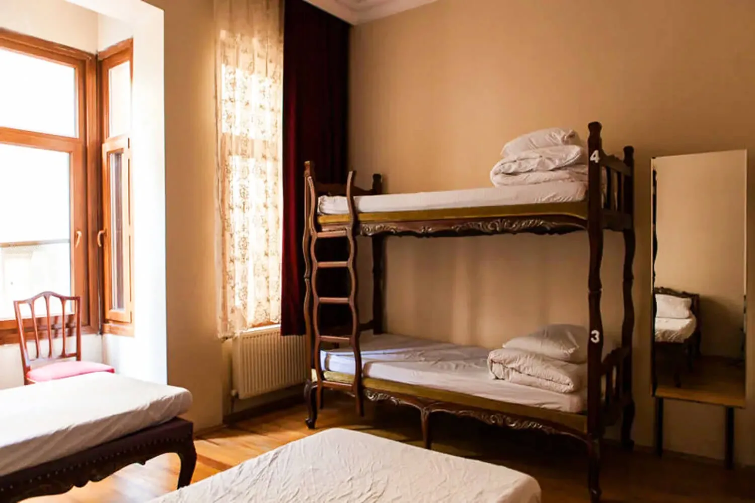 Chambers of the Boheme Hostel in Istanbul