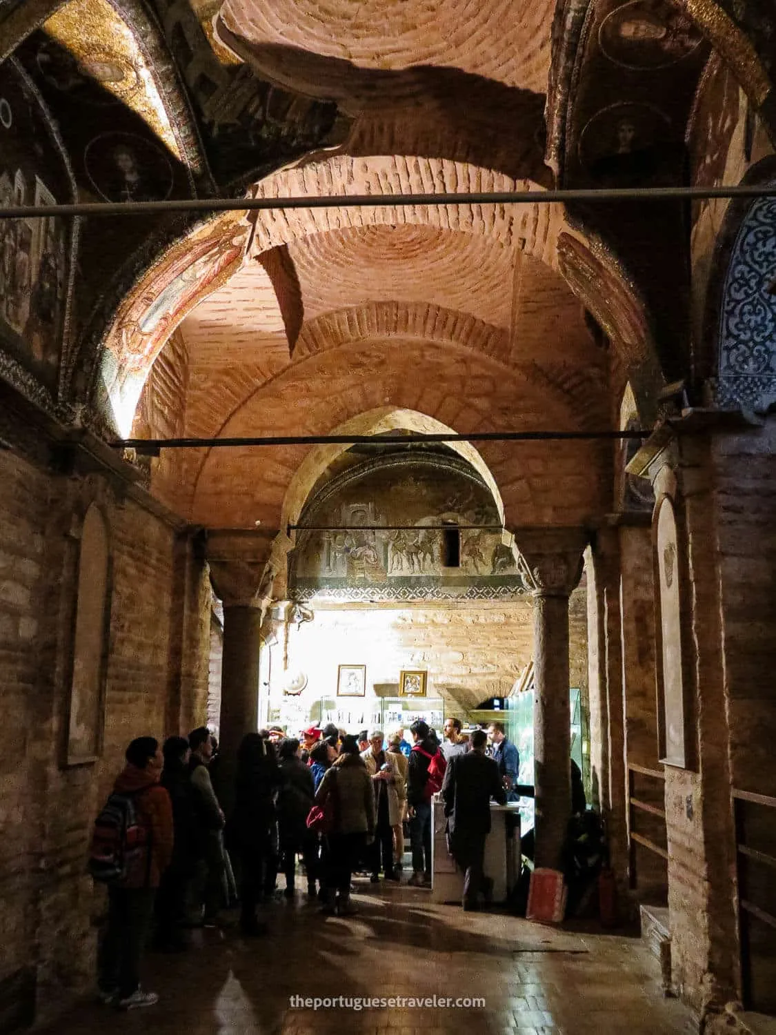 The interior of Kariye Camii