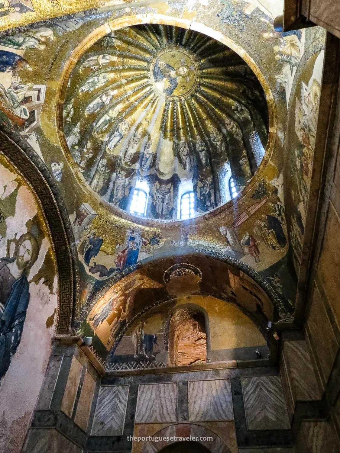 The interior of Kariye Camii