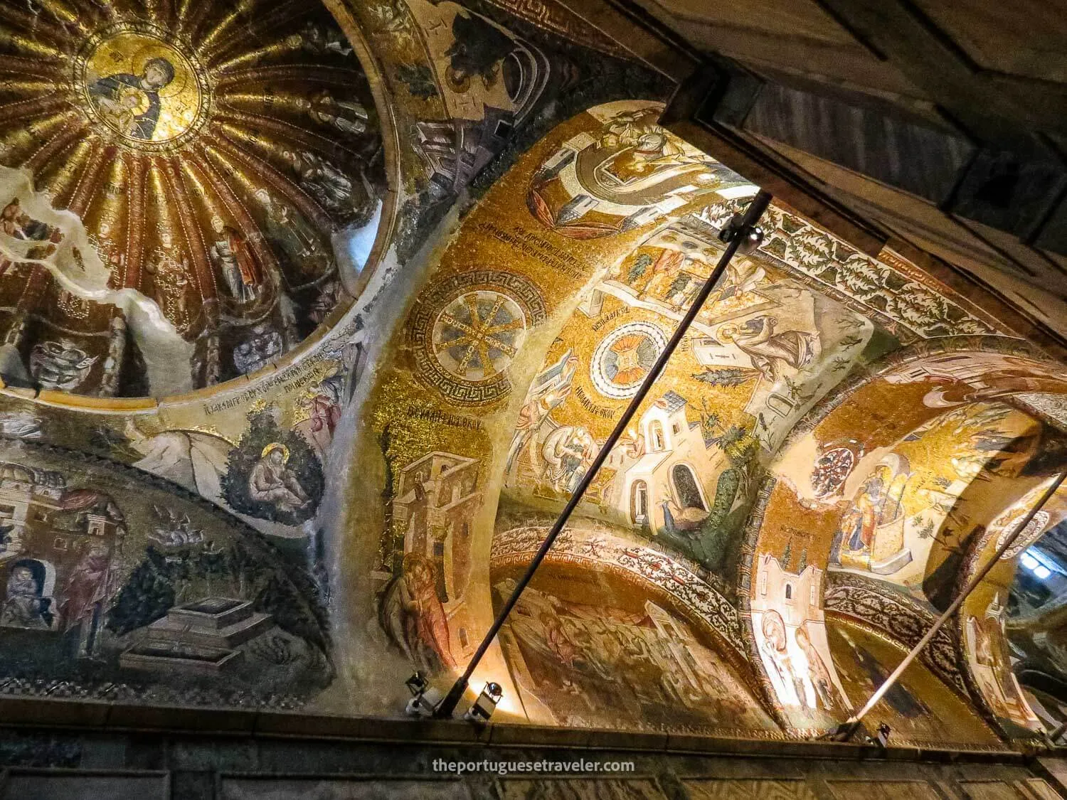 The interior of Chora Church