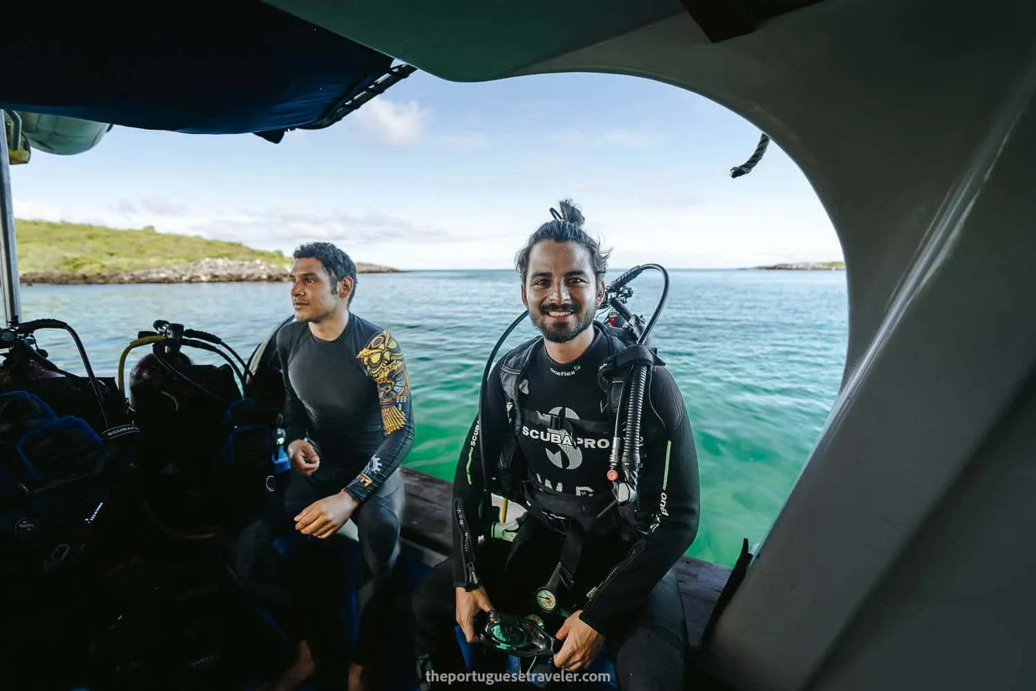 Pato also before his first dive