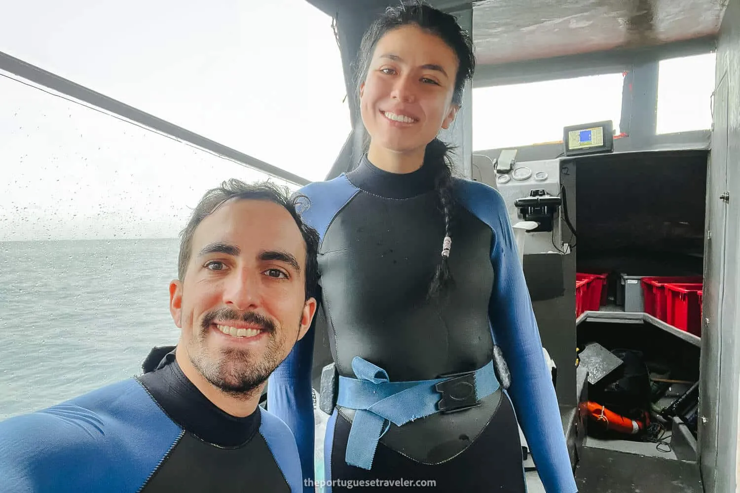 Me and Jhos before our first dive