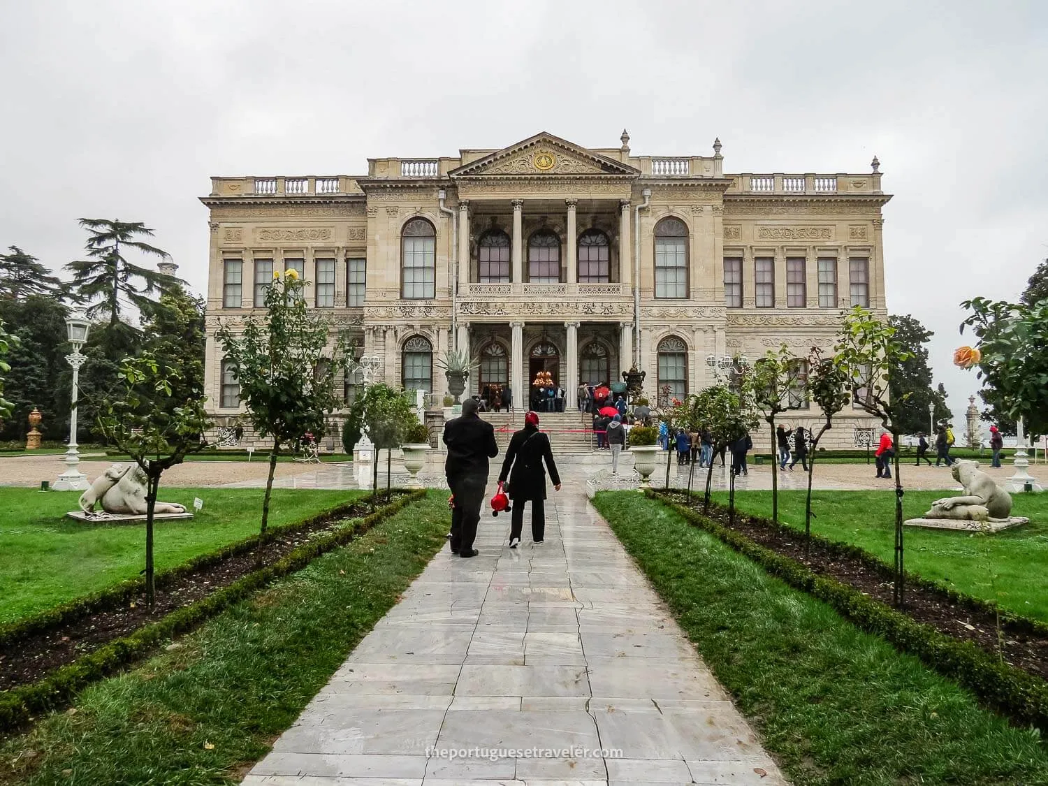 The Dolmabahçe Palace in Istanbul
