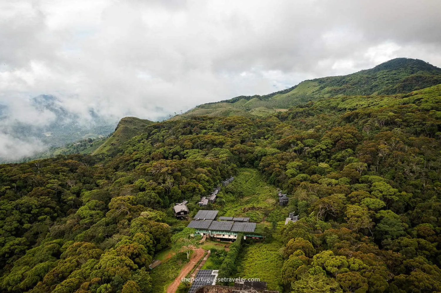 The Lodge seen from above