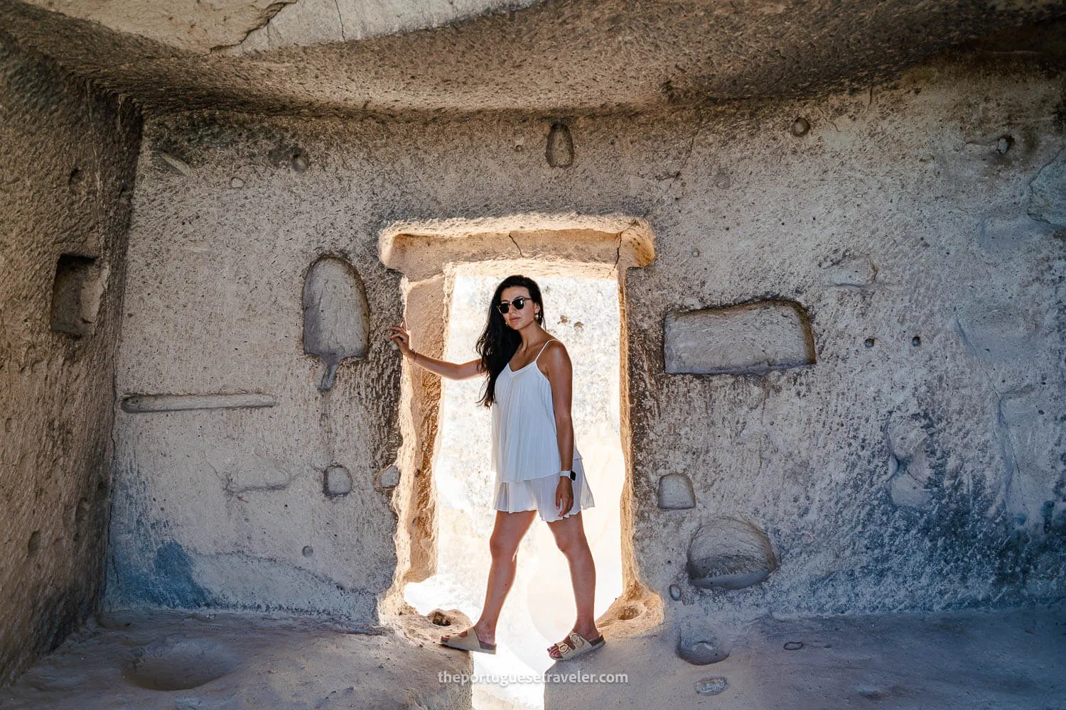 Jhos inside a house in the Monks Valley