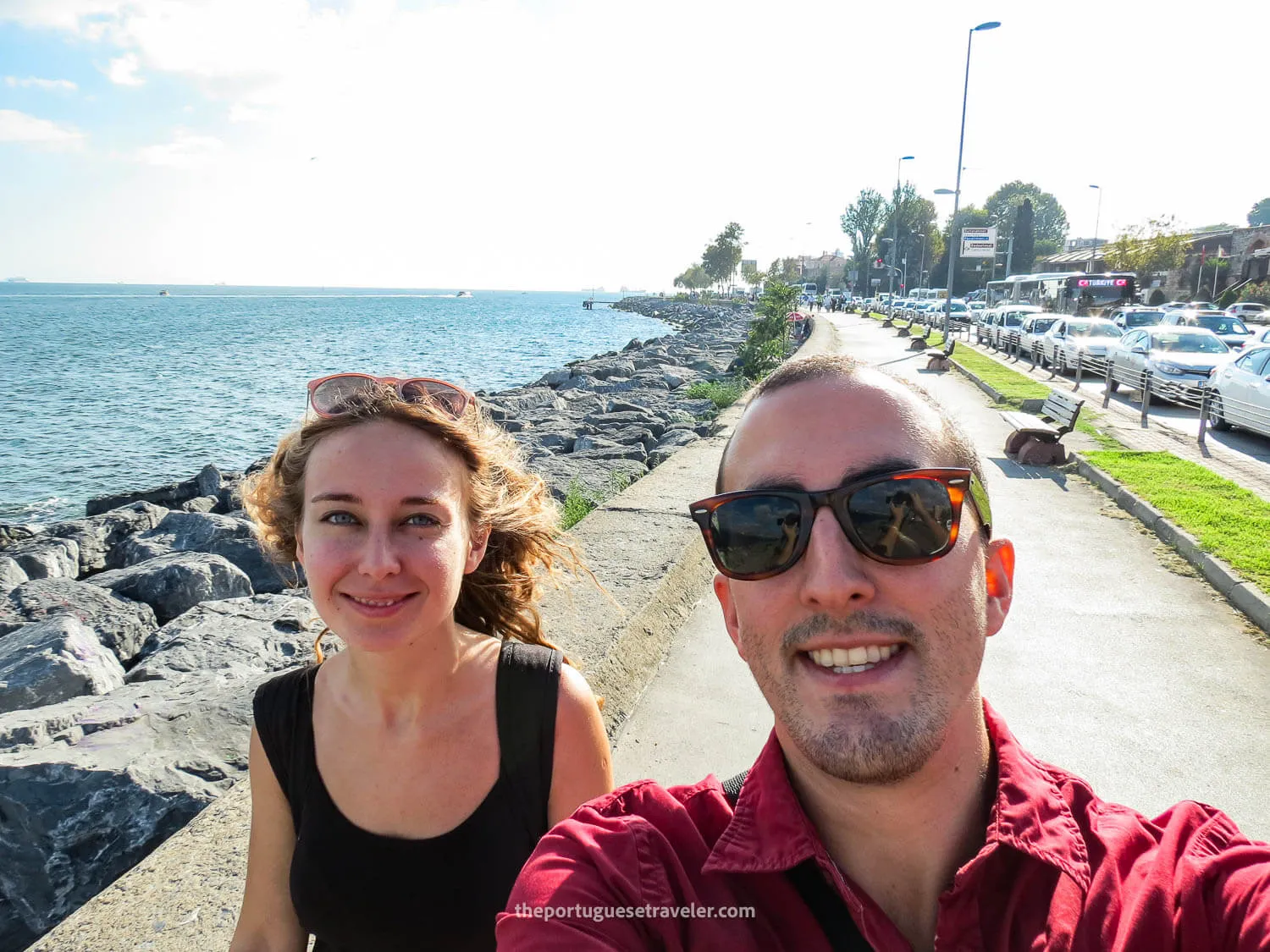Me and Ece on the last walk around Istanbul