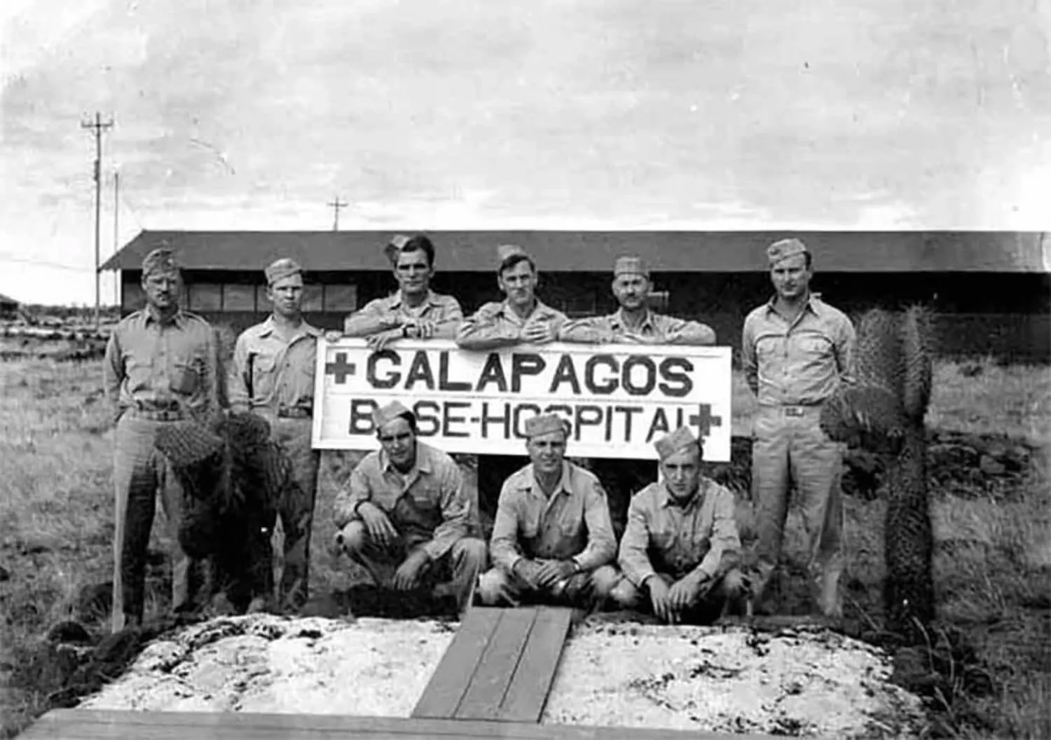 WWII US Base Hospital in Baltra Island, Galapagos