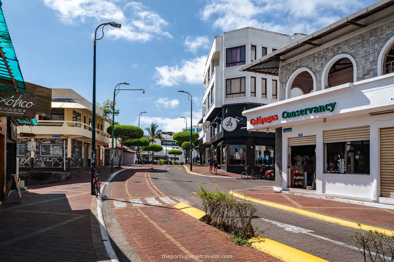 The downtown of Puerto Ayora in Santa Cruz Galapagos