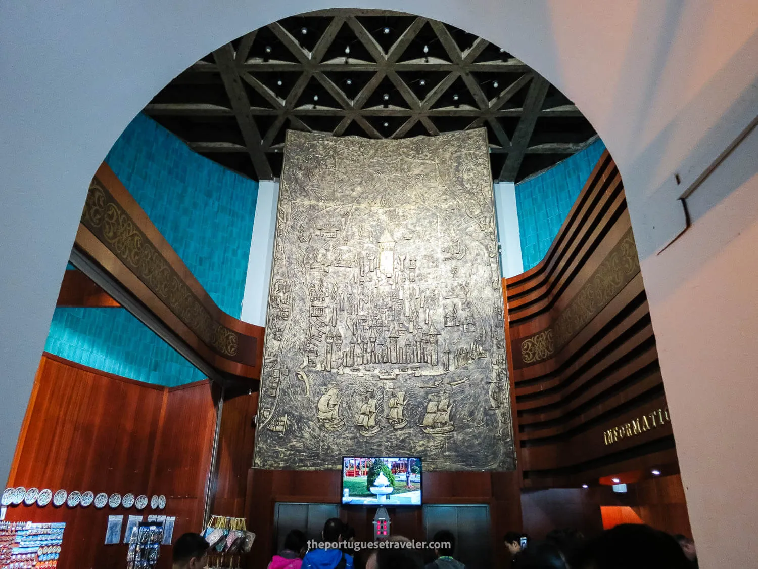 The elevator of Galata Tower