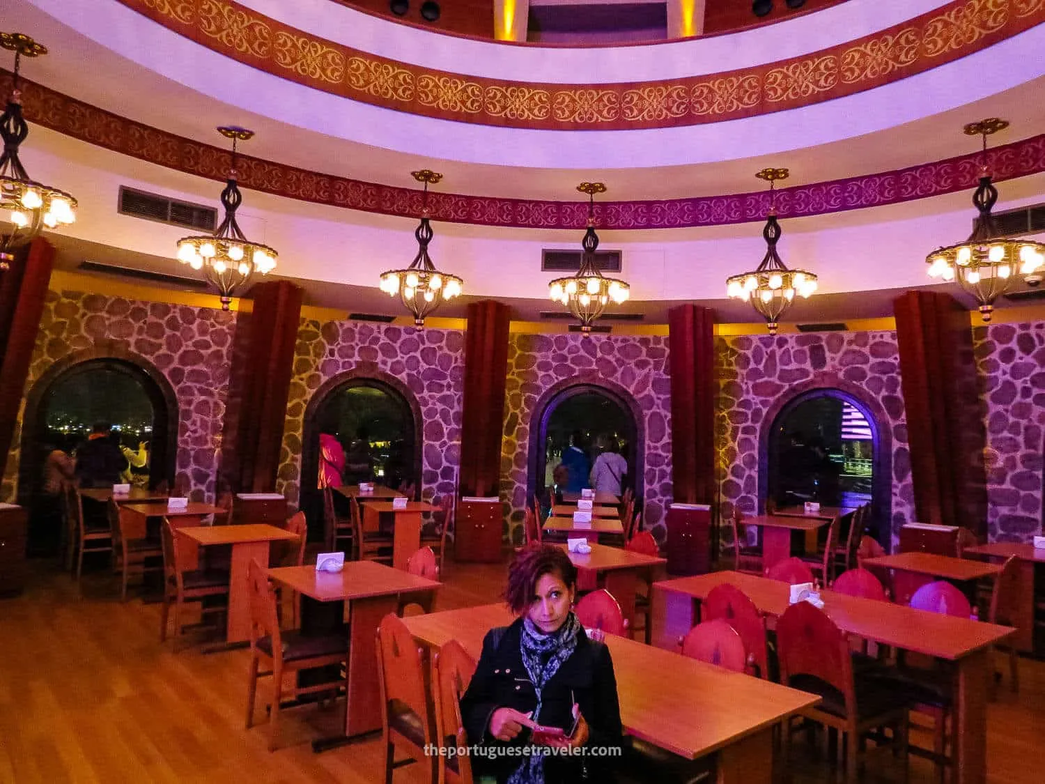 The restaurant on top of Galata Tower
