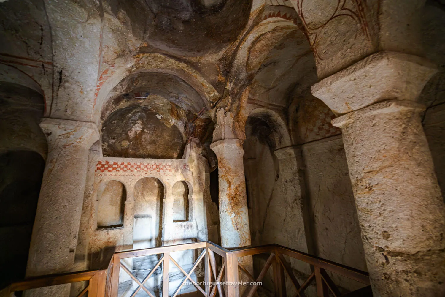 The interior of Göreme Open Air Museum in Cappadocia