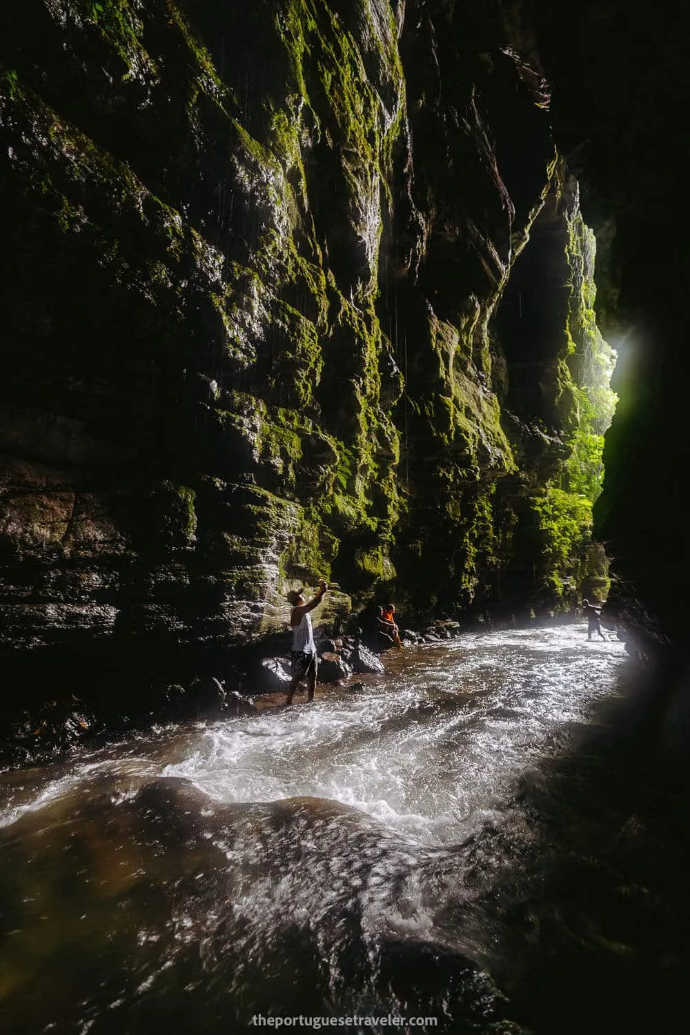 The inside of Gruta de Los Tayos