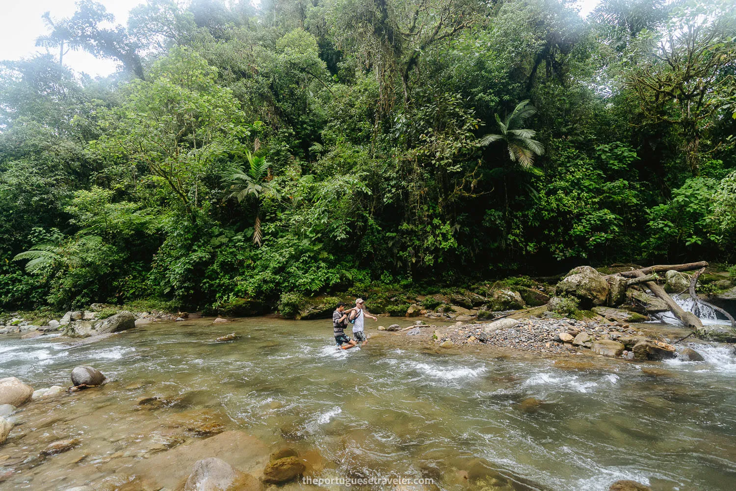 Finished Crossing the river