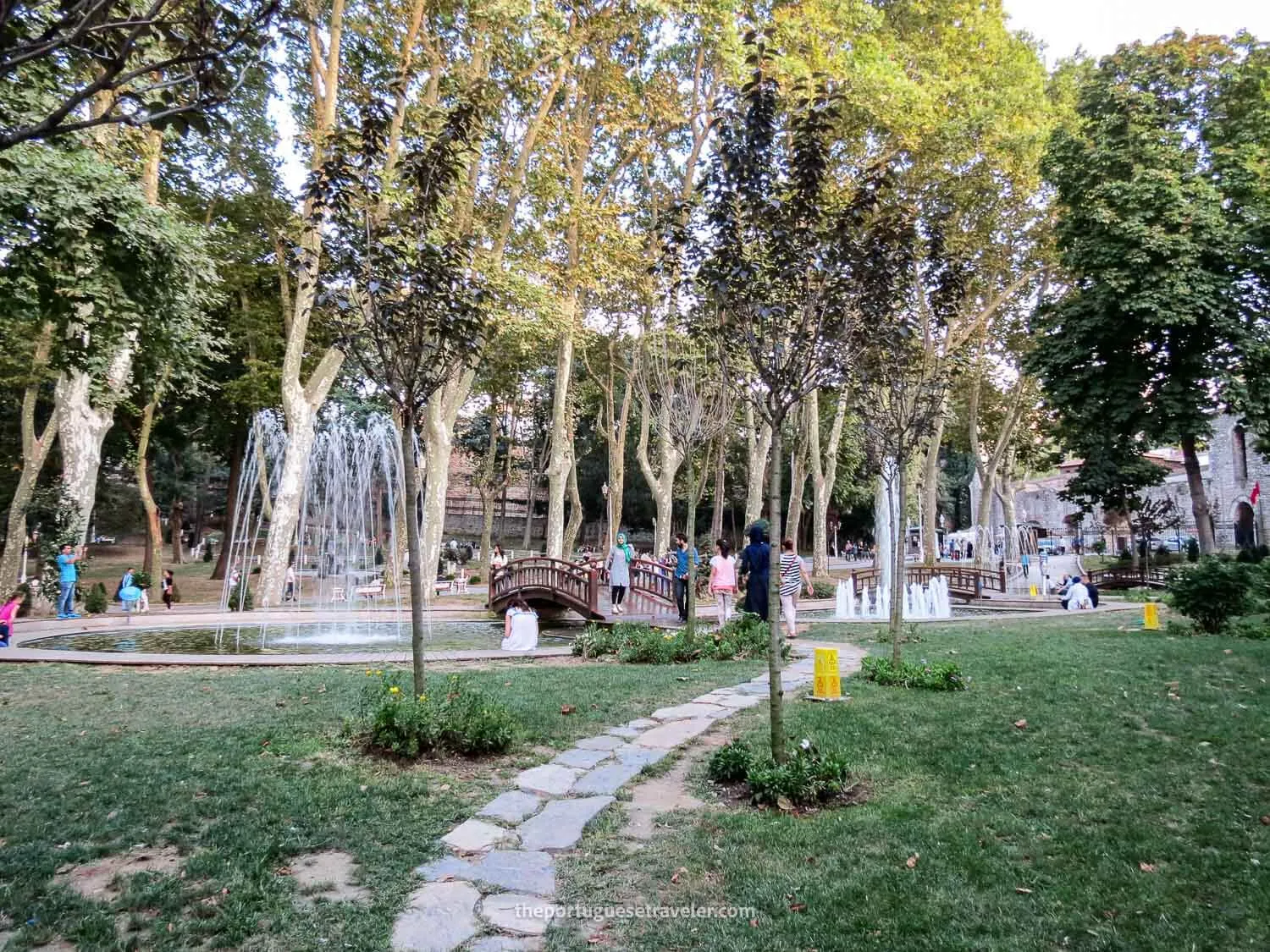 The Gülhane Park near Topkapi Palace in Istanbul