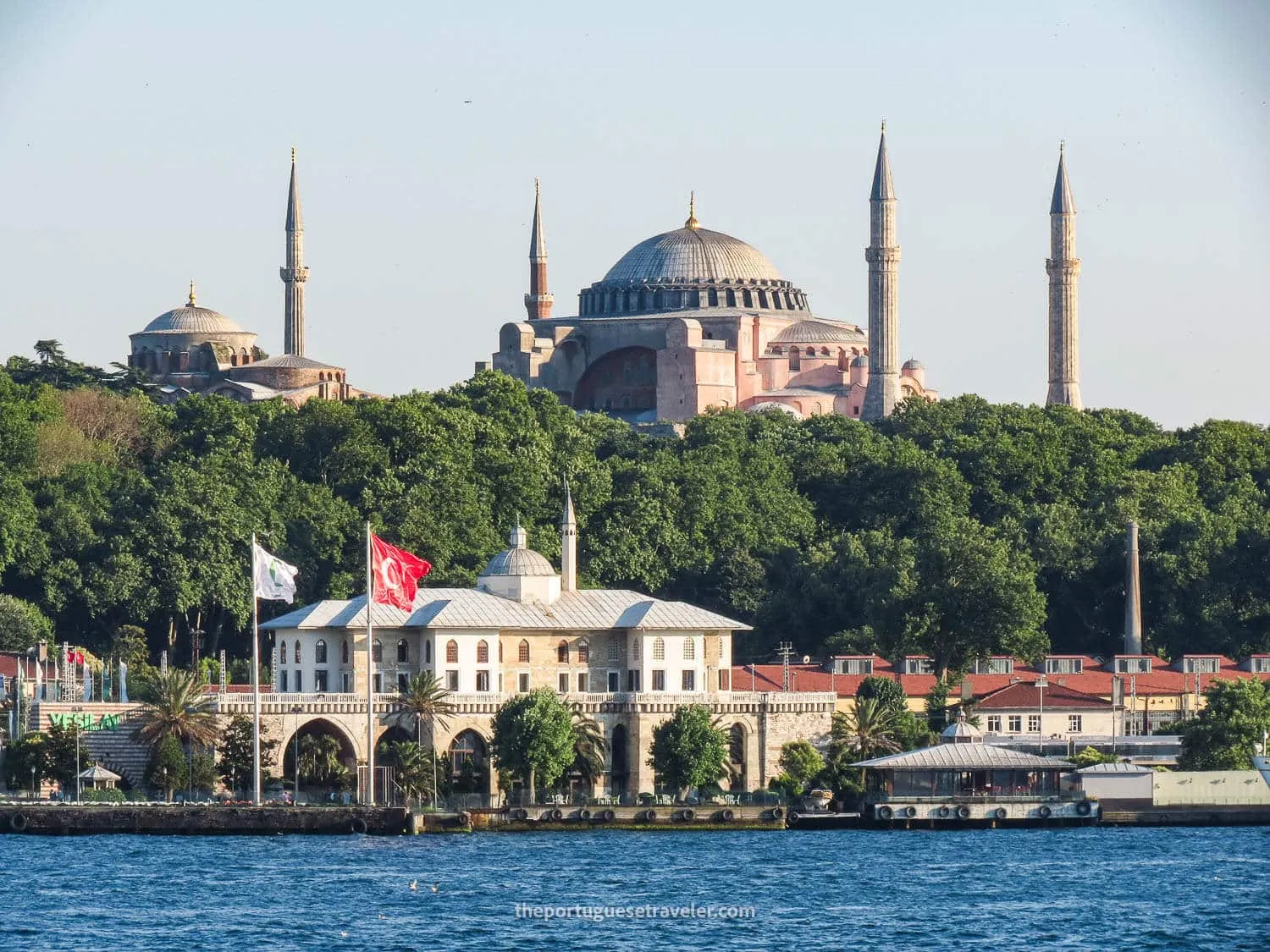 Hagia Sophia seen from the Bosphorus