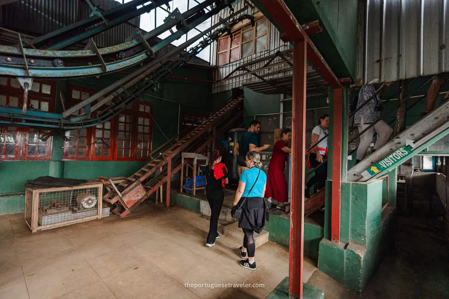 The bloggers at the entrance of the Tea Factory