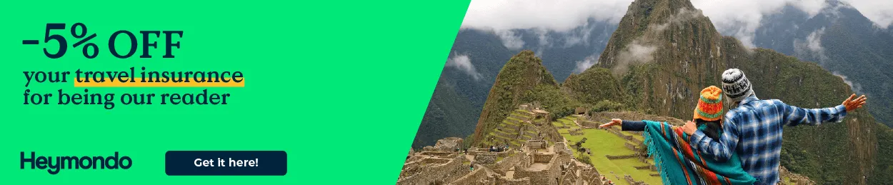 Heymondo Travel Insurance — 5% off for being our reader