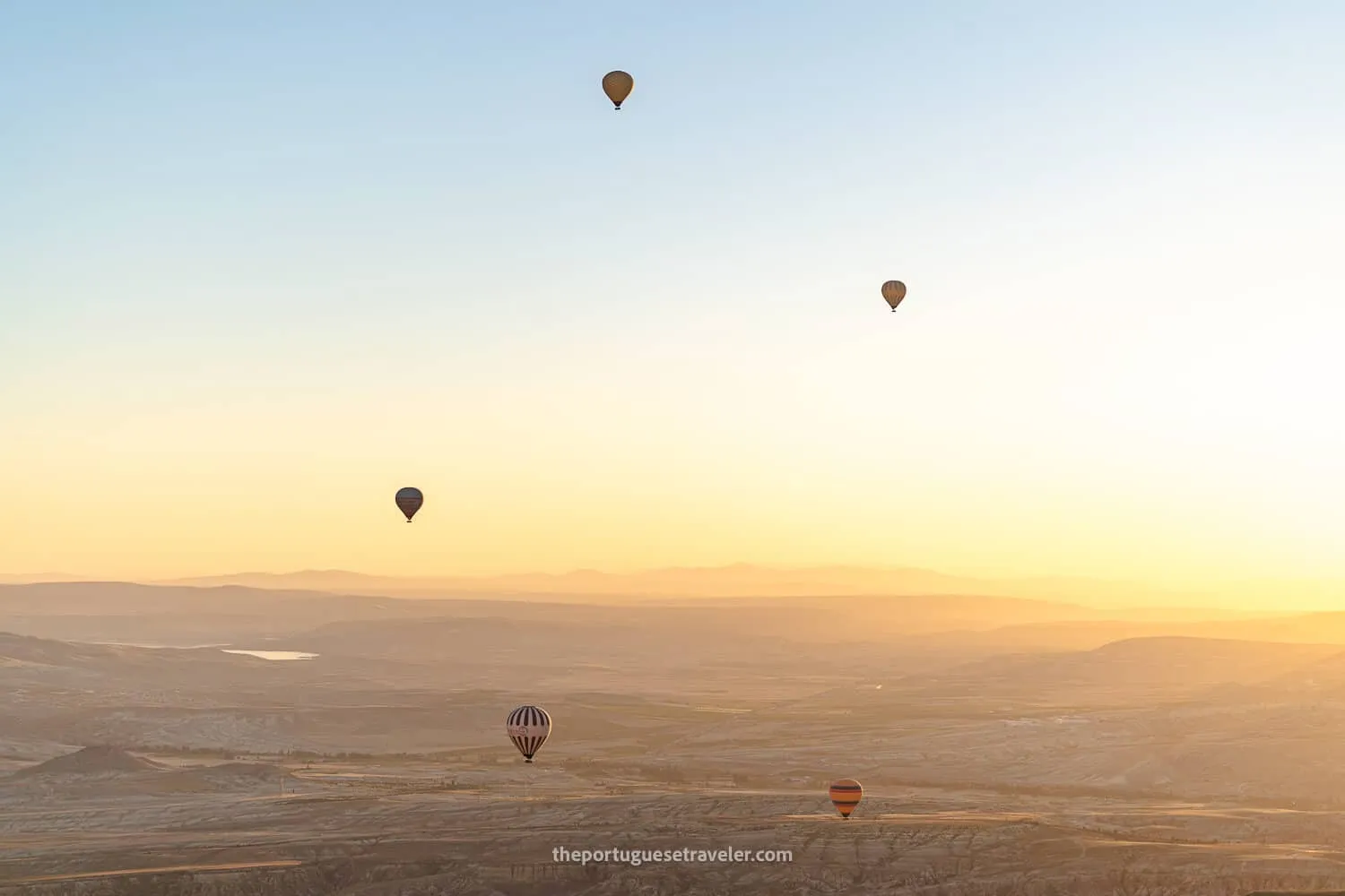 The ballet of Balloons in Cappadocia
