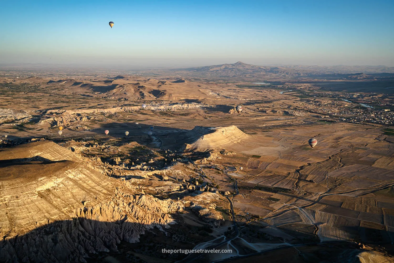 The landscape of Cappadocia
