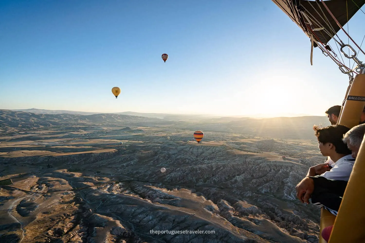 The views from our balloon