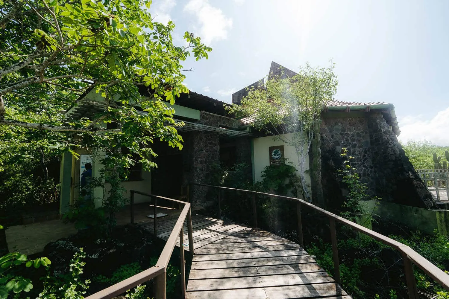 The entrance to the Interpretation Center