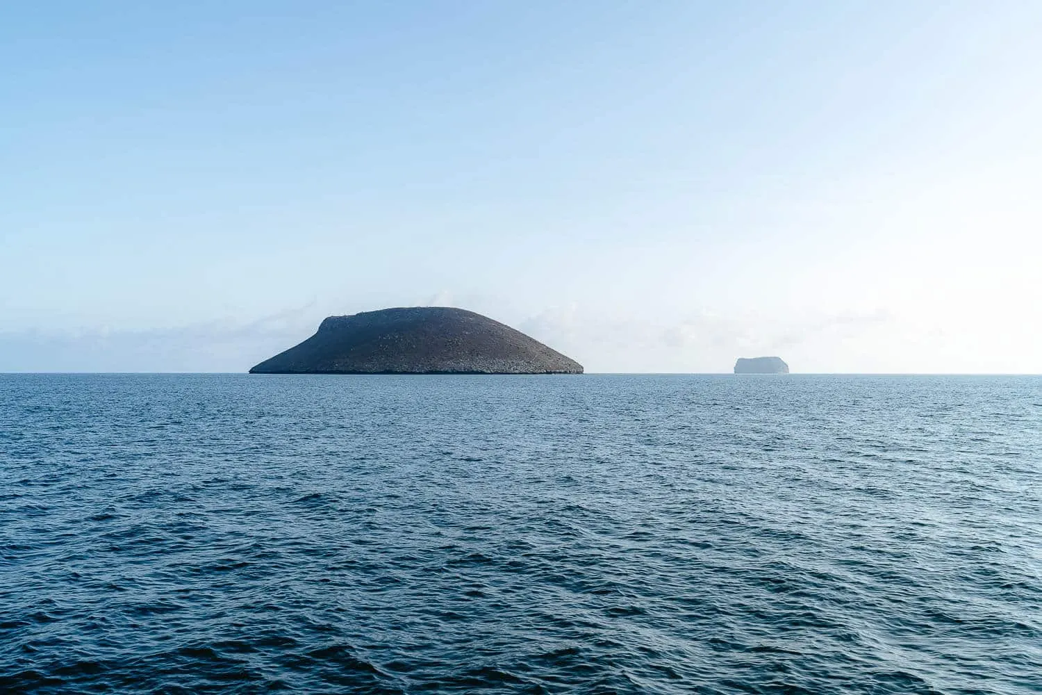 Daphne Mayor and Minor islands on the way to Bartolome Island