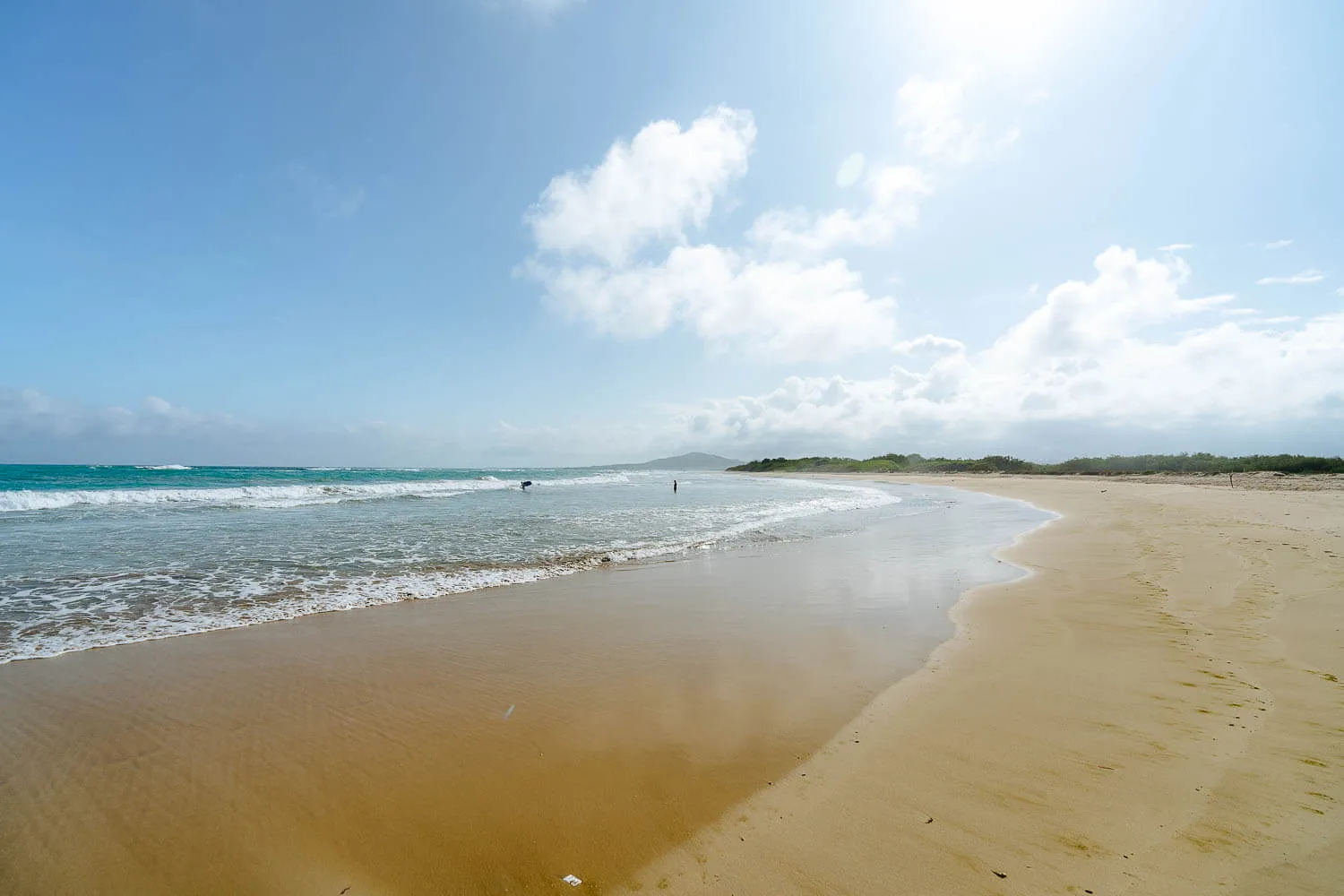 The long beach of Isabela island
